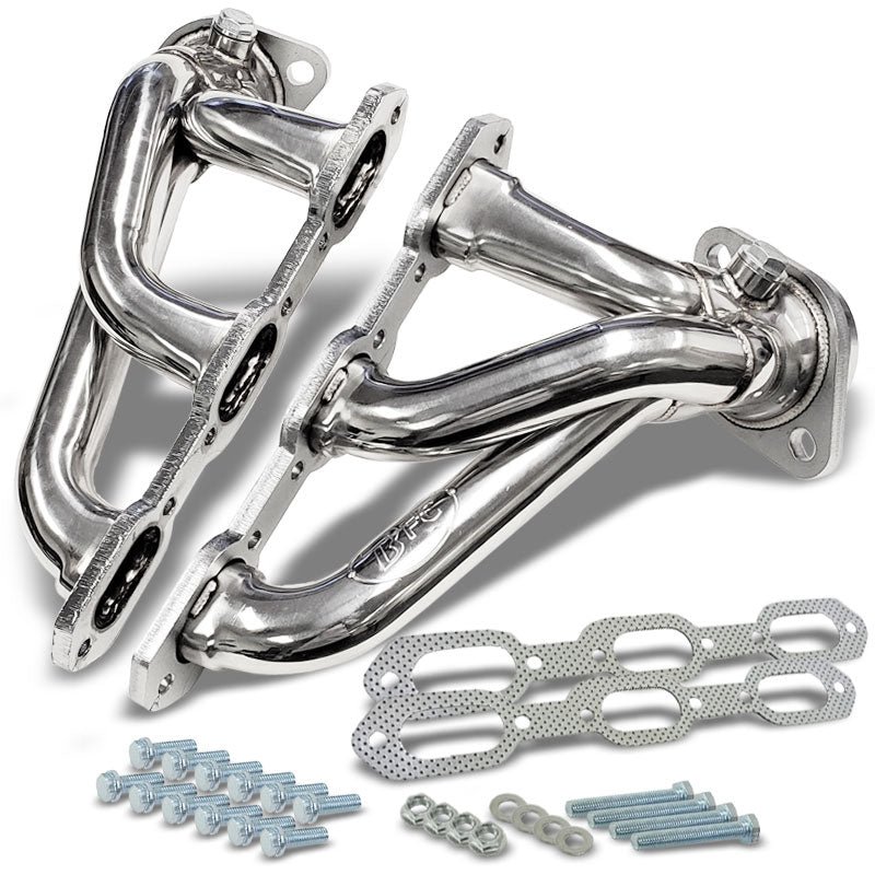 BFC Stainless Exhaust Shorty Header Manifold For 05-10 300/Charger/Challenger/Magnum 3.5L V6