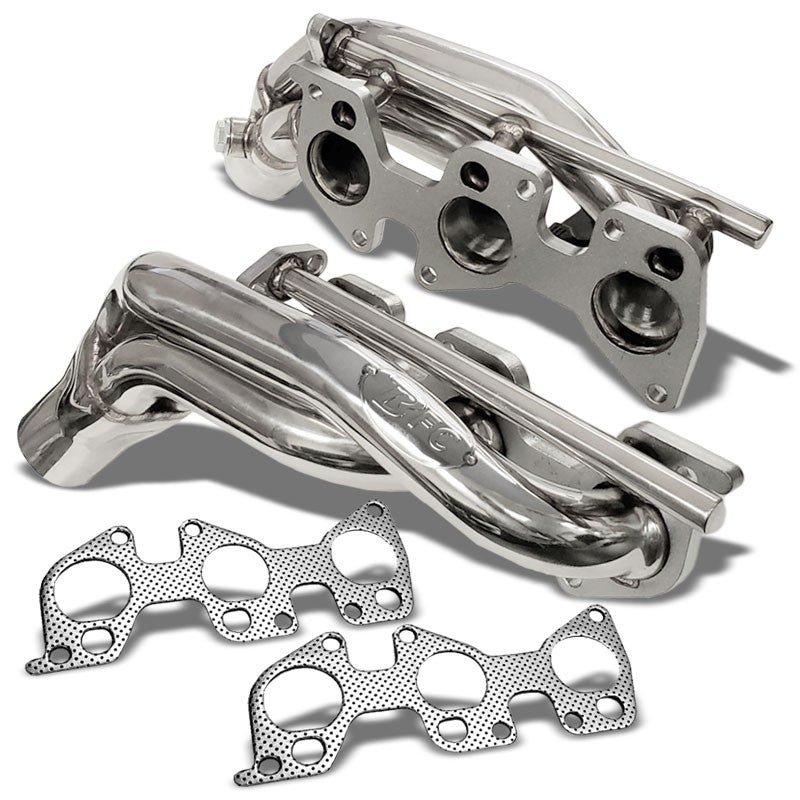 BFC Race SS Shorty Exhaust Header Manifold For 11-14 Tundra/12-15 Tacoma V6 W/Air Injection