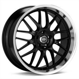 Enkei Lusso Black With Machined Lip