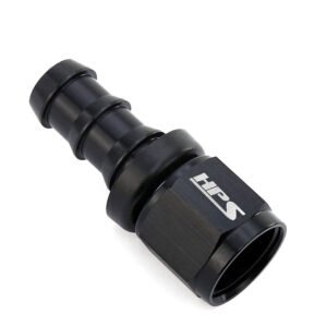 HPS Push-on Hose End to AN Female Fitting [Straight] [-12] (Aluminum, Black)