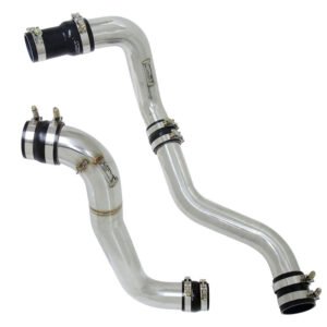 HPS Polish Intercooler Charge Pipe [Cold/Hot Side] For 13-16 Silverado Sierra HD 6.6L Duramax Diesel LML