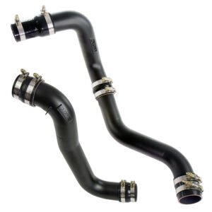 HPS Black Intercooler Charge Pipe [Cold/Hot Side] For 13-16 Silverado Sierra HD 6.6L Duramax Diesel LML