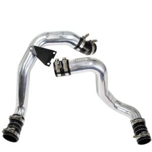 HPS Polish/Black Intercooler Charge Pipe Cold Side / Hold Side For 03-07 Ford F-Series Super Duty 6.0L Diesel PHN131