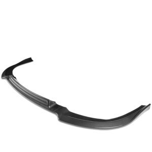 BFC [Carbon Fiber Look Black] 3PC STYLE Front Bumper Lip Wing Diffuser Kit For 08-15 Mitsubishi Lancer