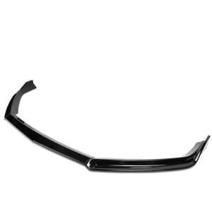 BFC [Painted Glossy Black] 3PC STYLE Front Bumper Lip Wing Diffuser Kit For 15-18 Volkswagen Jetta Facelifted (A6)