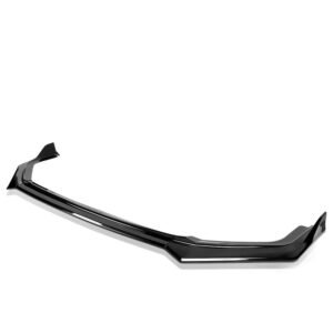 BFC [Painted Glossy Black] 3PC STYLE Front Bumper Lip Wing Diffuser Kit For 22-23 Honda Civic (Sedan FE1 FE2 FE4)