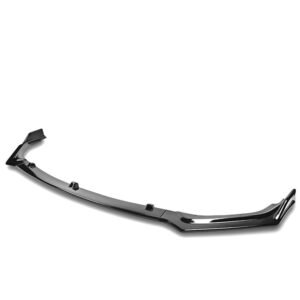[Painted Gloss Black] Front Bumper Lip Guard For 18+ Infiniti Q50 Non-Sport Trim