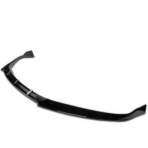BFC [Painted Glossy Black] 3PC STYLE Front Bumper Lip Wing Diffuser Kit For 16-20 Tesla Model S
