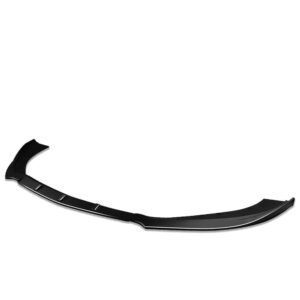 [Painted Gloss Black] Front Bumper Lip Guard Spoiler For 15-17 Ford Mustang S550