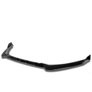 [Painted Gloss Black] Front Bumper Lip Chin Guard Body Kit For 17-18 Ford Fusion