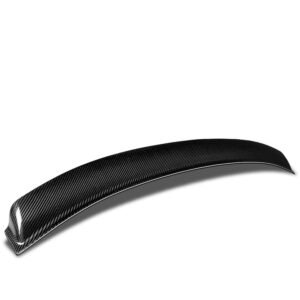 Black Carbon Fiber Rear Window Windshield Spoiler Spoiler For 05-12 BMW 3-Series E90 Sedan