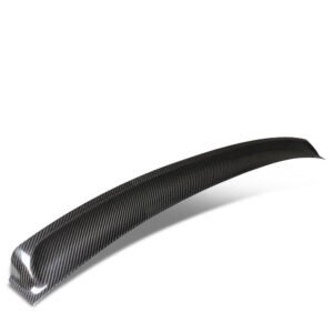 Black Carbon Fiber Rear Window Windshield Spoiler Spoiler For 10-16 BMW 5-Series F10 Sedan