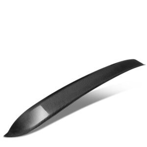 Black Carbon Fiber Rear Window Windshield Spoiler Spoiler For 15-21 Mercedes-Benz C-Class W205 Sedan