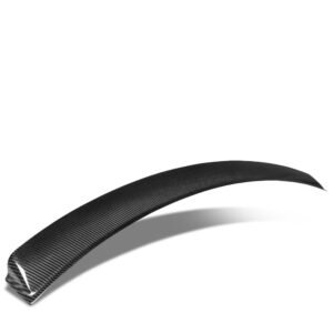 Black Carbon Fiber Rear Window Windshield Spoiler Spoiler For 08-14 Mercedes-Benz C-Class W204 Sedan