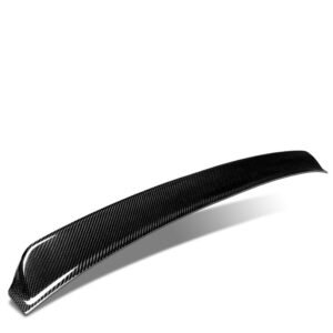 Black Carbon Fiber Rear Window Windshield Spoiler For 06-15 Honda Civic (FA 8th, FB 9th Gen)