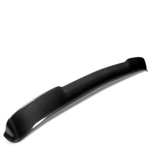 Black Carbon Fiber Rear Window Windshield Spoiler (V Style) For 18+ Toyota Camry XV70