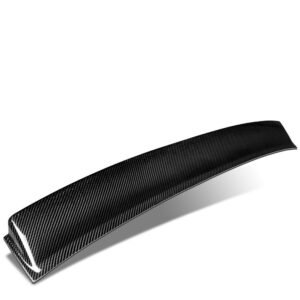 Black Carbon Fiber Rear Window Windshield Spoiler For 08-13 Infiniti G37 (Coupe V36)
