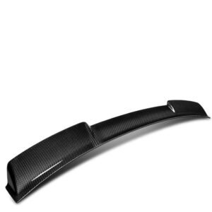 Black Carbon Fiber Rear Window Windshield Spoiler (VIP Style) For 14+ Infiniti Q50 (Sedan V37)