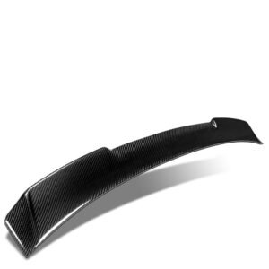 Black Carbon Fiber Rear Window Windshield Spoiler (Type-2) Spoiler For 06-13 Lexus IS-Series XE20 Sedan