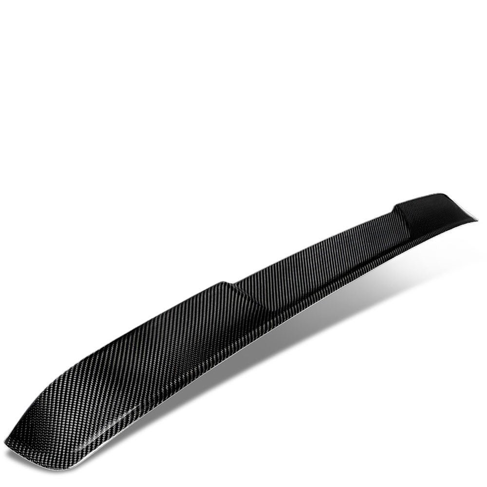 Black Carbon Fiber Rear Window Windshield Spoiler For 17+ Alfa Romeo Giulia (952)