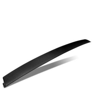 Black Carbon Fiber Rear Window Windshield Spoiler For 15-22 Dodge Charger (LD Facelift)