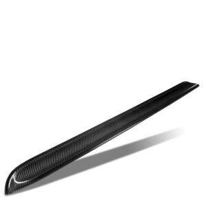 Black Carbon Fiber Rear Window Windshield Spoiler For 15-22 Dodge Challenger