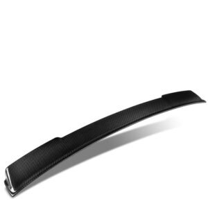 Black Carbon Fiber Rear Window Windshield Spoiler For 16-18 Chevrolet Camaro (Coupe 6th Gen)