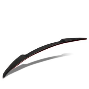 Black Carbon Fiber Rear Trunk Lid Spoiler (M Style) Spoiler For 15-20 BMW M4 F82 Coupe