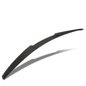 Black Carbon Fiber Rear Trunk Lid Spoiler (MV Style) Spoiler For 10-16 BMW 5-Series F10 Sedan
