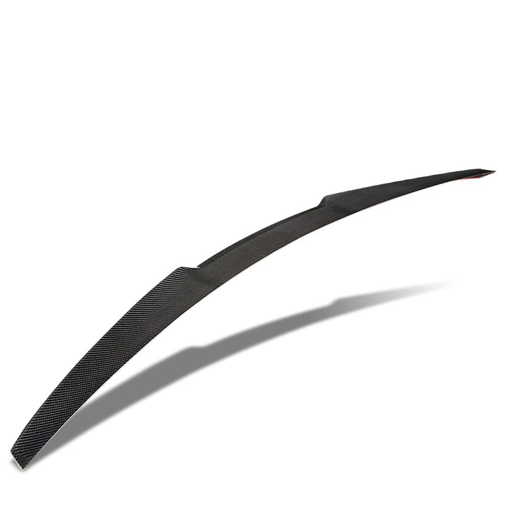Black Carbon Fiber Rear Trunk Lid Spoiler (MV Style) Spoiler For 10-16 BMW 5-Series F10 Sedan