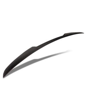 Black Carbon Fiber Rear Trunk Lid Spoiler (Duckbill M-Style) Spoiler For 17+ BMW 5-Series G30 Sedan