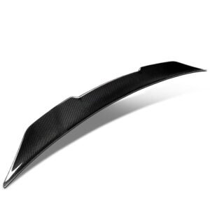 Black Carbon Fiber Rear Trunk Lid Spoiler (PSM Style) Spoiler For 17+ BMW 5-Series G30 Sedan