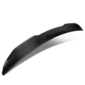 Black Carbon Fiber Rear Trunk Lid Spoiler (PSM Style) Spoiler For 04-10 BMW 5-Series E60 Sedan