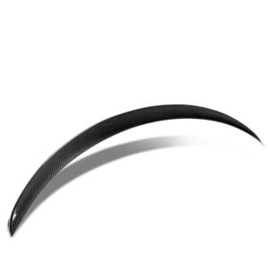 Black Carbon Fiber Rear Trunk Lid Spoiler (P Style) Spoiler For 13-19 Mercedes-Benz CLA-Class C117 Sedan