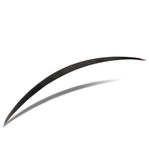 Black Carbon Fiber Rear Trunk Lid Spoiler (AMG Style) Spoiler For 15-21 Mercedes-Benz C-Class W205 Sedan