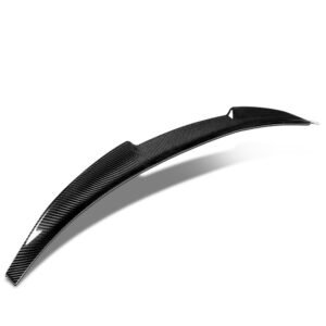 Black Carbon Fiber Rear Trunk Lid Spoiler (V Style) Spoiler For 17-22 Audi A5/A5 Quattro/RS5/S5 8W6