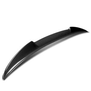 Black Carbon Fiber Rear Trunk Lid Spoiler (V Style) Spoiler For 22+ Audi A3/A3 Quattro/RS3/S3 8Y Sedan