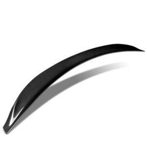 Black Carbon Fiber Rear Trunk Lid Spoiler (V2 Style) Spoiler For 12-15 Honda Civic FB1-FB8 Sedan