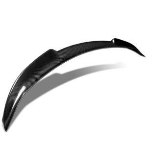 Black Carbon Fiber Rear Trunk Lid Spoiler (V Style) For 18+ Toyota Camry XV70