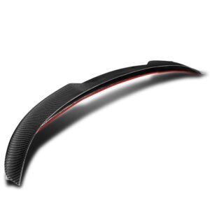 Black Carbon Fiber Rear Trunk Lid Spoiler (WP Style) For 19+ Nissan Altima (Sedan L34)