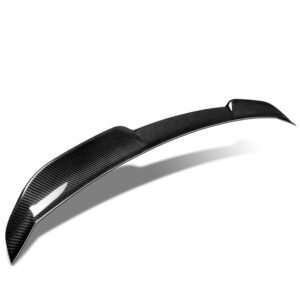 Black Carbon Fiber Rear Trunk Lid Spoiler (V Style) For 16-23 Nissan Maxima (Sedan A36)
