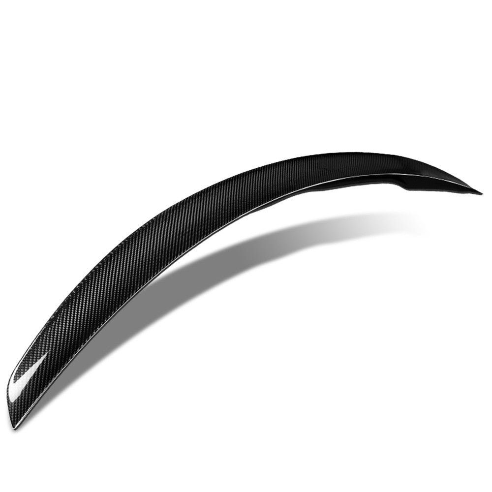 Black Carbon Fiber Rear Trunk Lid Spoiler (STP Style) For 14+ Infiniti Q50 (Sedan V37)