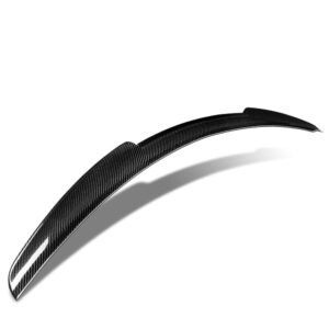 Black Carbon Fiber Rear Trunk Lid Spoiler (V Style) For 16-18 Nissan Altima Facelift (Sedan A36)