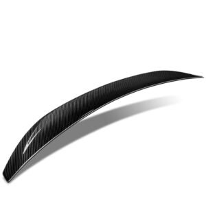 Black Carbon Fiber Rear Trunk Lid Spoiler (V Style) For 06-15 Mazda MX-5 Miata (NC)
