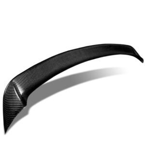 Black Carbon Fiber Rear Window Windshield Spoiler For 10-13 Volkswagen GTI (Hatchback Mk6 5K)