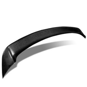 Black Carbon Fiber Rear Window Windshield Spoiler For 10-13 Volkswagen Golf (Hatchback Mk6 5K)