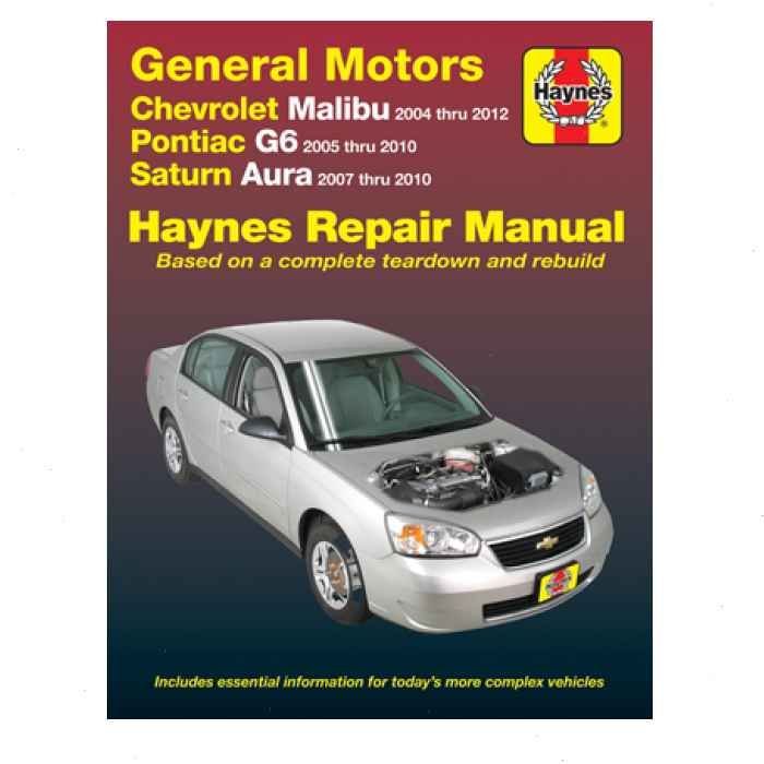 Haynes Repair Manual for 2005-2010 Pontiac G6