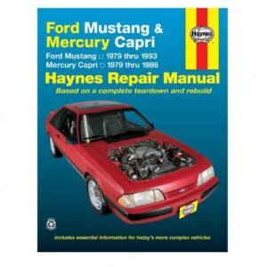 Haynes 36050 Repair Manual Ford Mustang Ghia Cobra 79-93 Mercury Capri Ghia