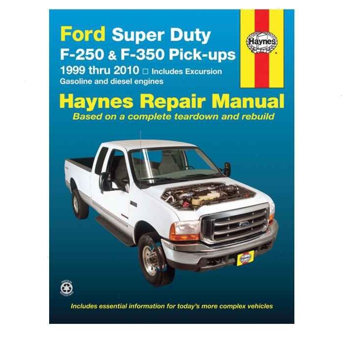 Haynes 36060 Repair Manual Ford Super Duty Pick-up Excursion for Ford Super