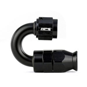 HPS 350 Series Compression Teflon Hose End to AN Female for Stainless Steel PTFE Hose Fitting [180 Degree] [AN -10]